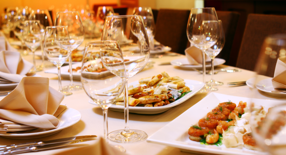 corporate dinner buffet